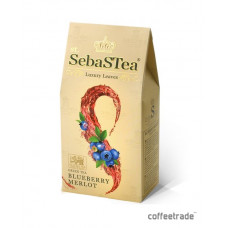 Чай зеленый листовой SebasTea Сладкие Фрукты Blueberry Merlot картон 100г
