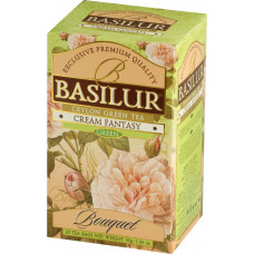 Чай зелёный пакетированый Basilur Букет Кремовая Фантазия (20шт*1,5г)