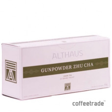 Чай зелёный для чайников Althaus GP Gunpowder Zhu Cha картон (20шт*4г)