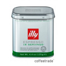 Кофе молотый Illy Retail без кофеина в монодозах ж/б (6.95г*18шт)