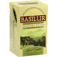 Чай чёрный пакетированный Basilur Лист Цейлона Нувара Элия (20шт*2г)